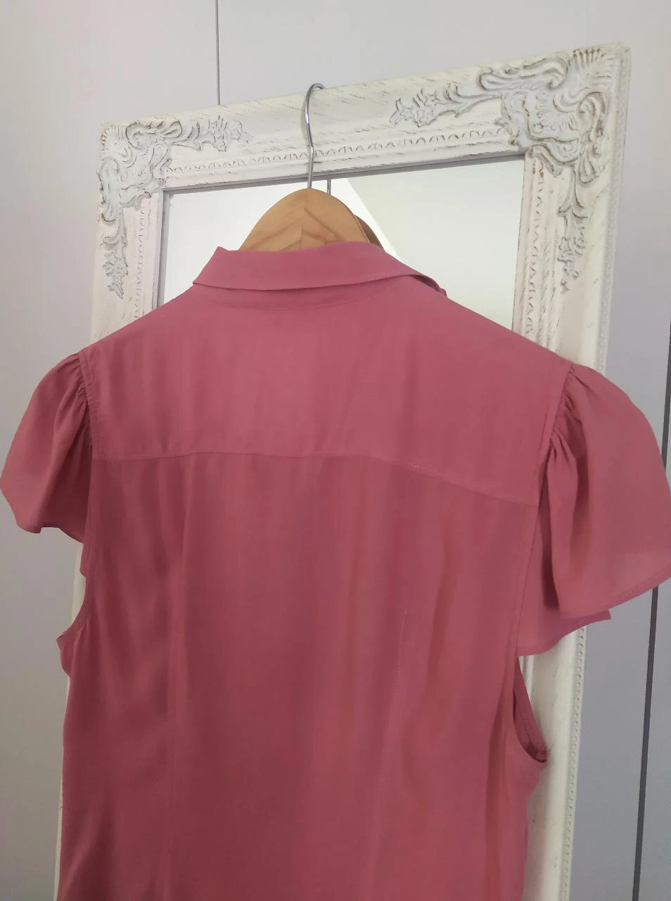 Blusa Feminina Replay Dusty Rose Sem Mangas de Viscose com Babado P – photo 10